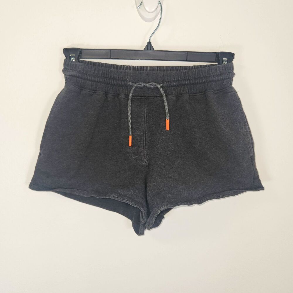 Richer Poorer Terry Sweatshorts Charcoal Heather Grey Athletic Shorts SMALL $58